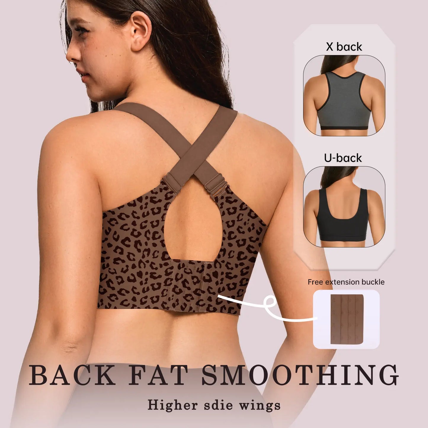 OEAK Jelly Bras Women Seamless Lift Bra Wireless Push up No Underwire Full Coverage plus Bras Comfort Supportive Sports T-Shirt Bra