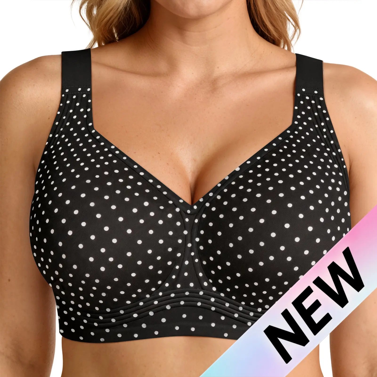 OEAK Jelly Bras Women Seamless Lift Bra Wireless Push up No Underwire Full Coverage plus Bras Comfort Supportive Sports T-Shirt Bra